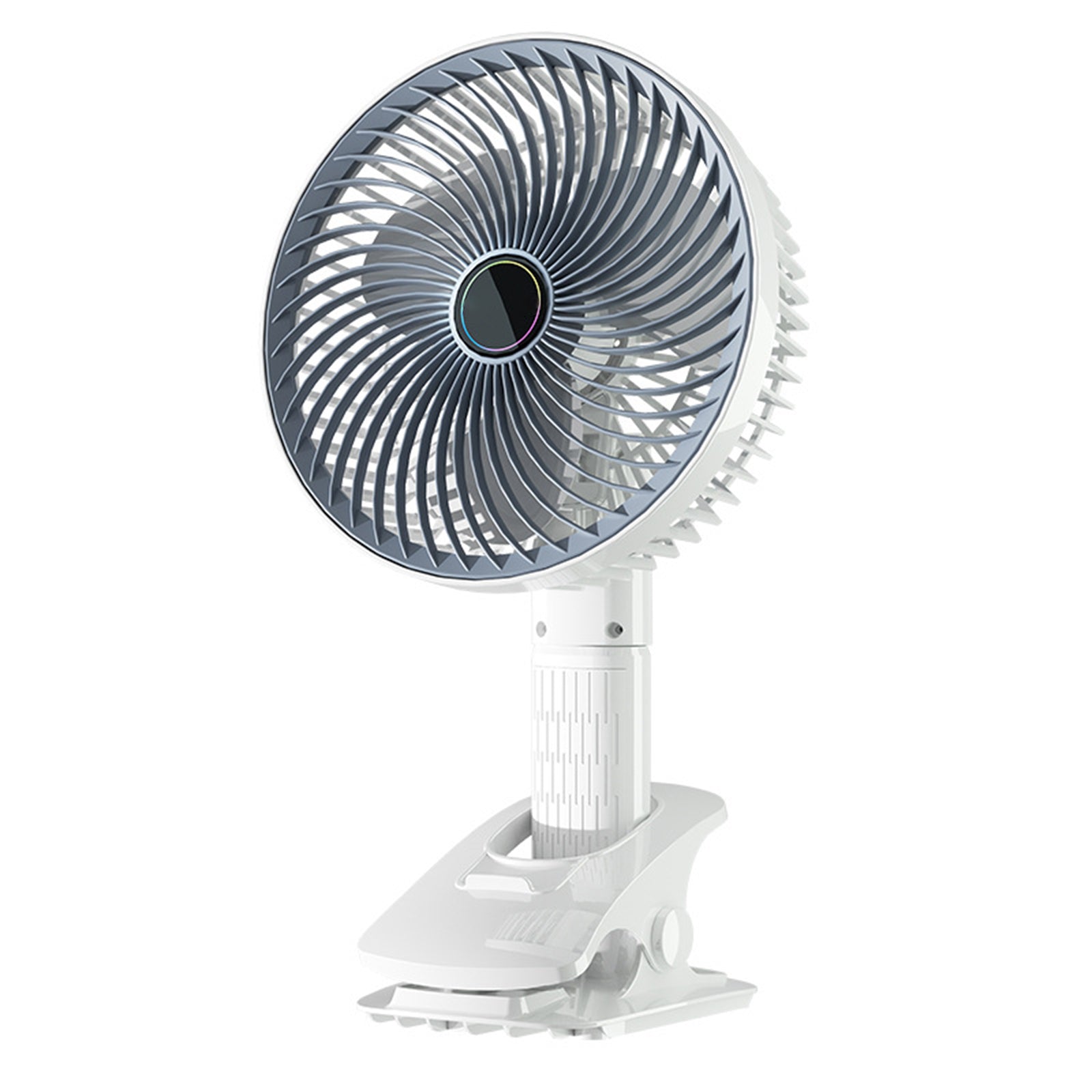 Ventilateur 18 x 29 cm 3 vitesses de ventilation multifonction 4 en 1 rotatif moteur sans balai grille dense ventilateur portable