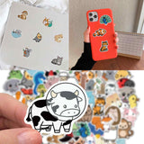 Autocollants 100 feuilles stickers scrapbooking vintage exquis album photo carnet déco autocollants animal sauvage alphabétiques
