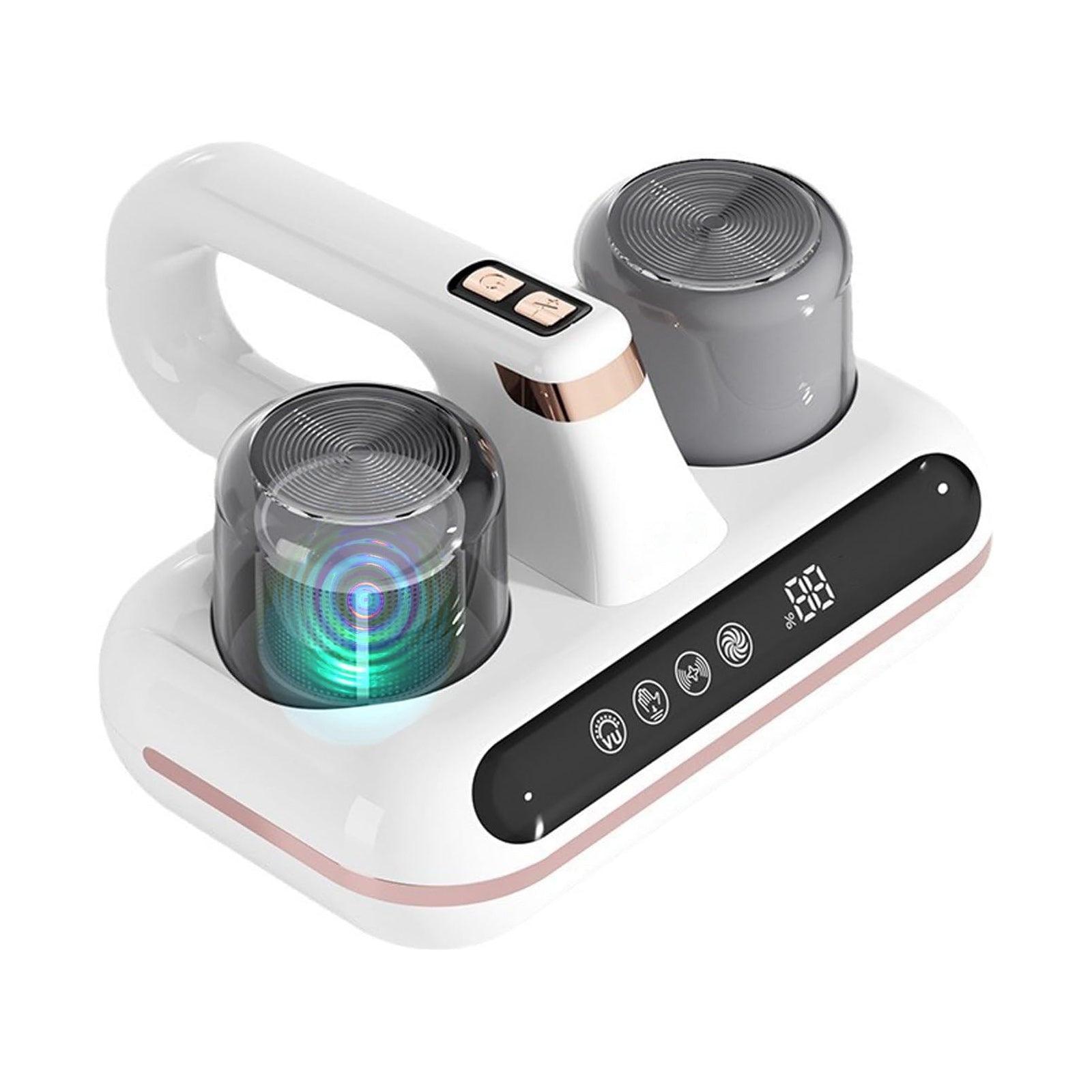 Aspirateur anti acariens 10000pa avec lumière UV et Technologie ultrasonique avec Capteur d'Acariens et écran numérique Intelligent