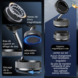 Rotatable car magnetic phone holder 6,6x3,4cm magnetic car phone holder mini support pour téléphone portable ajustement à 360 degrés