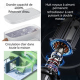 Ventilateur 35cm 400ml Humidification et refroidissement Trois vitesses de ventilation Alimentation d'air grand angle à 180 degrés