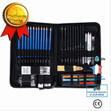 Ensemble d'outils de peinture 48 pièces de crayon à croquis ensemble d'outils peinture Fournitures de papeterie d'art profess