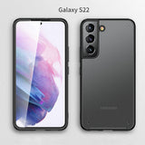 TD® Coque de téléphone transparente anti-poussière pour Samsung Galaxy S22 Thinner Protection à 360 degrés TPU Soft Edge