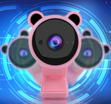 INN® Ordinateur d'enseignement en ligne haute définition 1080P sans pilote Panda webcam USB