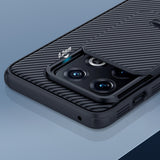 TD® Convient pour OnePlus 10Pro étui de téléphone portable lentille glisser noir miroir couverture arrière housse de protection