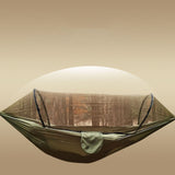 TD® Hamac moustiquaire à ouverture rapide automatique Hamac de camping en plein air moustiquaire Hamac en nylon anti-renversement