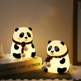INN® Veilleuse  Cadeau enfants Télécommande  lumière de nuit  Panda Lumière de  mignon Cadeau Silicone cadeau de Noël