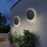 Applique murale ronde Simplicité moderne Extérieur étanche Hôtel rayon couloir balcon