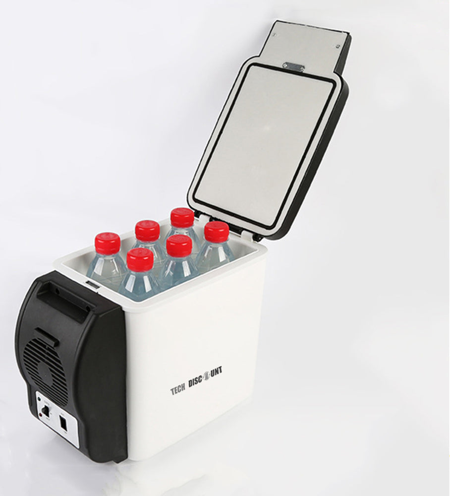 TD® Réfrigérateur congélateur 1 porte bas usage chaud froid portable petit mini bureau camping glacière température voyage 12v prati