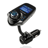 TD® Kit Chargeur MP3 USB Lecteur de Musique sans fil Bluetooth TranEMetteur FM Émetteur Bluetooth de voiture grand écran