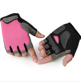 TD® Une paire Version améliorée des gants en maille demi-doigt vélo cyclisme conduite  femmes cyclisme gants de fitness antidérapant