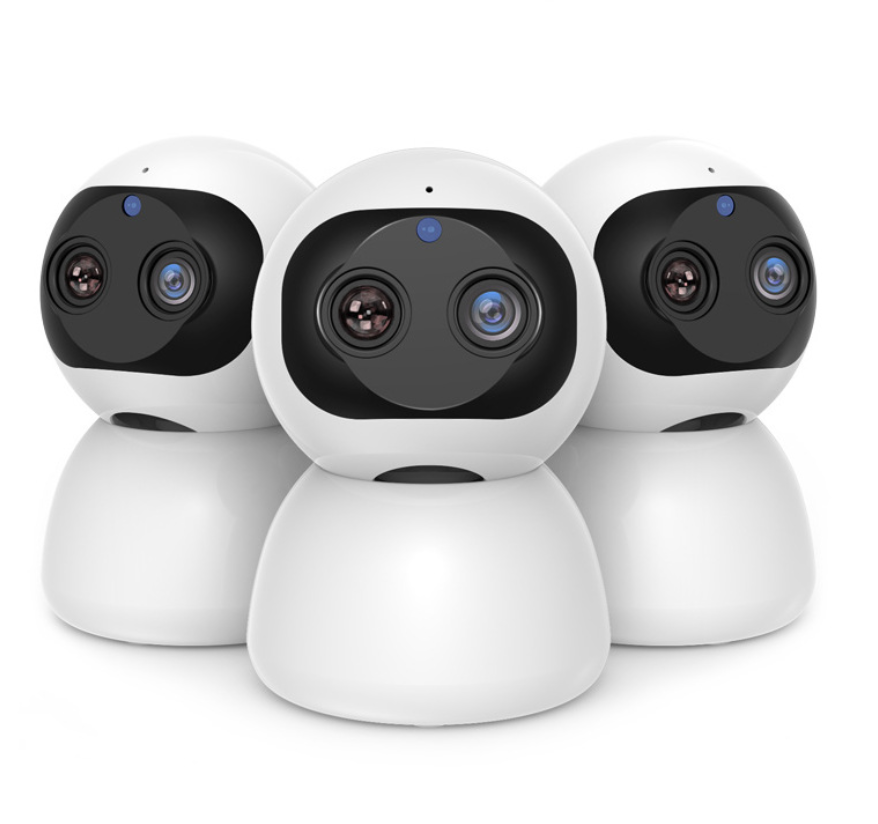 INN® Caméra de surveillance robot binoculaire HD home caméra WiFi à distance intérieure multifonctionnelle