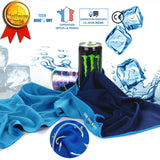 TD® serviette de refroidissement sport homme femme fitness rafraichissante sechage rapide musclulation salle de sport cou gym yoga