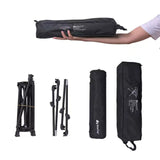 TD® Camping en plein air portable en alliage d'aluminium support tissu table pliante en alliage d'aluminium table de pique-nique