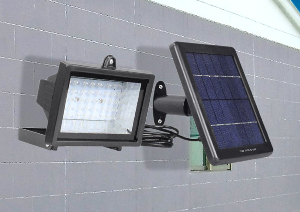 TD® Eclairage de 30 LED Lampe Solaire de jardin. 180 Lumens LED Luminaire d'exterieur a Terre ou Mural pour Packing Terrasse Patio