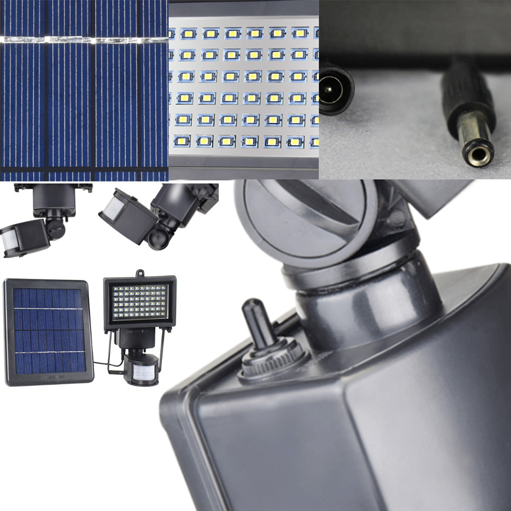 TD® lampe solaire LED extérieur étanche jardin automatique puissance éclairage lumineux énergie alimentation économie éclairage sole