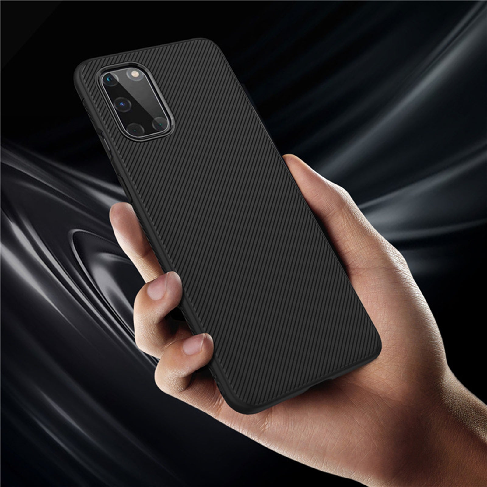 TD® Oneplus8T coque arrière pour téléphone portable coque simple pour téléphone portable coque de protection anti-chute en TPU