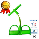 TD® -Extenseur Musculation Élastique de Résistance Exerciceur Rameur Abdominale Jambe Fitness Sport-vert