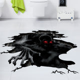 TD® Halloween decoration autocollants abyss thème halloween halloween parodie autocollants muraux amusants