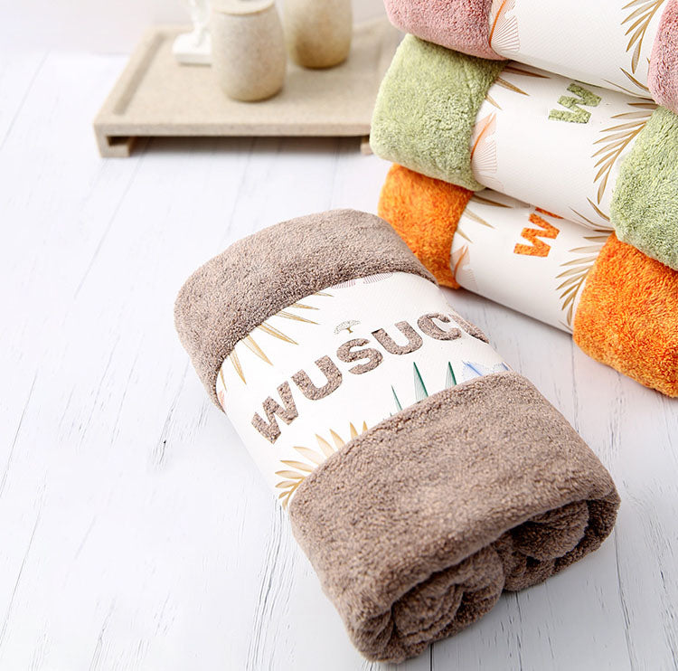 Serviettes de bain, serviettes épaissies, serviettes de bain absorbantes, rose, enfants, adultes, serviettes de bain, polaire