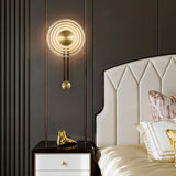 Applique LED Art d'ondulation Style nordique Style INS Simplicité moderne Tête de lit de chambre Décoration murale de fond
