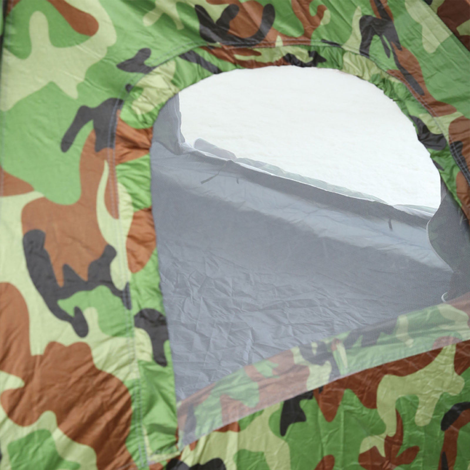 TD® Camouflage imperméable à la pluie hexagonale grande tente voyage camping automatique tente à ouverture rapide camping