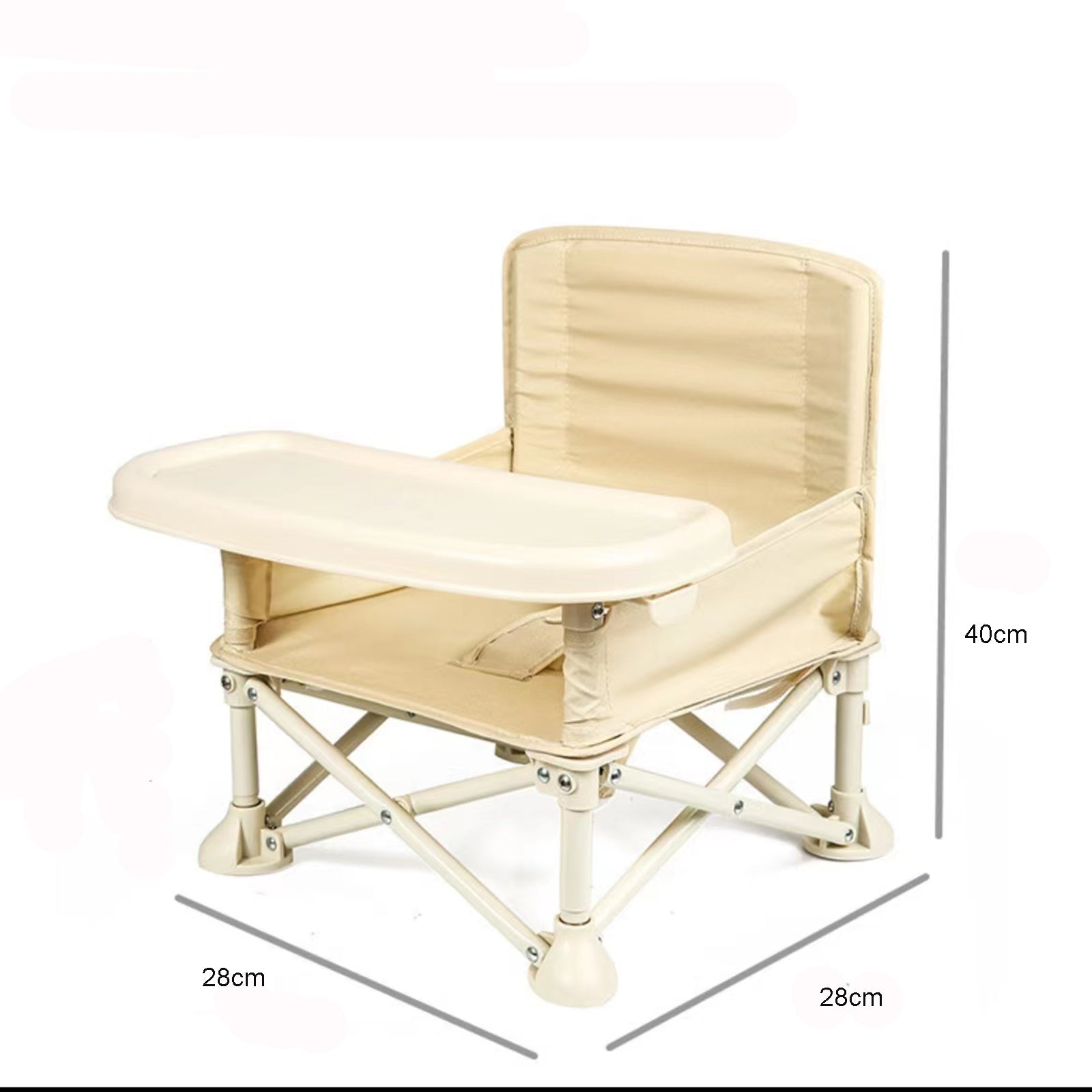 TD® Chaise de salle à manger pour bébé chaise d'apprentissage pliante pratique pour bébé chaise de pique-nique pour siège bébé