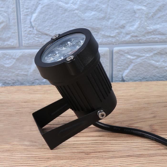 TD® 2 pièces 5W Lampe solaire jardin extérieur étanche pour pelouse allée cour allée patio terrasse passerelle-projecteur Externe
