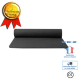 TD® Tapis de yoga Tapis de yoga TPE Tapis d'entraînement antidérapant écologique Équipement de yoga,noir, 183cmX61cm