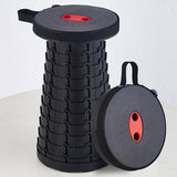 TD® Tabouret pliant escamotable réglable portatif extérieur stockage camping train de pêche intégré style simple plastique couleur n