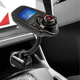 kit Bluetooth voiture allume cigare transmetteur FM main libre radio fonction appels mp3 usb lecteur musique sans fil télépho