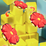 TD® Étape élastique sur la balle déformation évent volant disque jouet sports de plein air pour enfants volant disque balle jouet