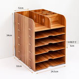 Armoire de rangement Rack de bureau de bureau Panier de cadre d'information de stockage Rack de gestion de stockage  barre st