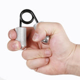 TD® Accessoires Fitness - Musculation,Professionnel doigt force main pince métal doigt pince force formateur Portable Fitness Argent