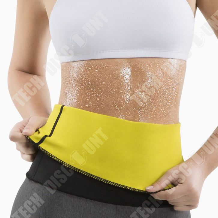 TD® Ceinture Sudation Homme Femme Gaine de Sudation Minceur Néoprène Ceinture Abdominale Sport Fitness Sauna Perte de Poids Taille M