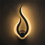 Applique murale LED en forme de flamme