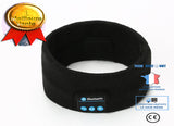 TD® Bandeau électronique écouteurs intégrés homme femme kit main libre appel réponse musique sport bandeau high tech couleur noir