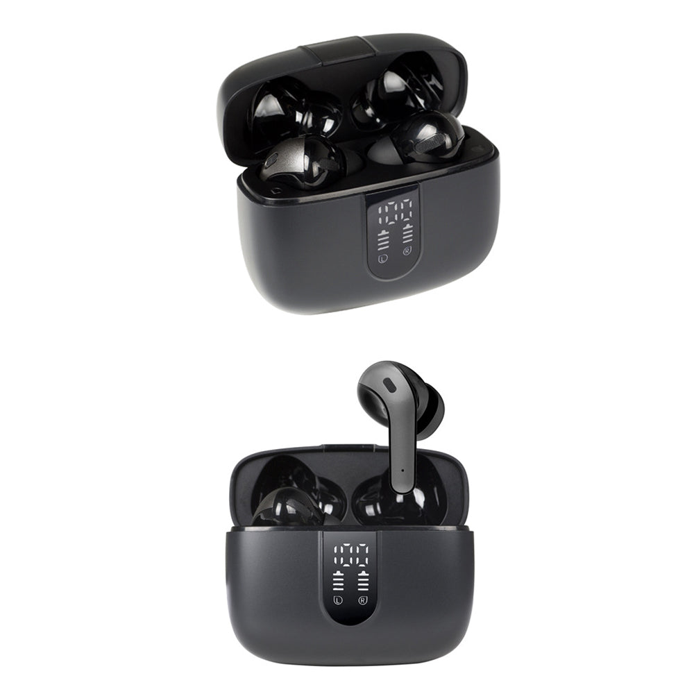 TD® Casque Bluetooth Bass HIFI qualité sonore écran d'affichage numérique intra-auriculaire casque de sport Bluetooth sans fil