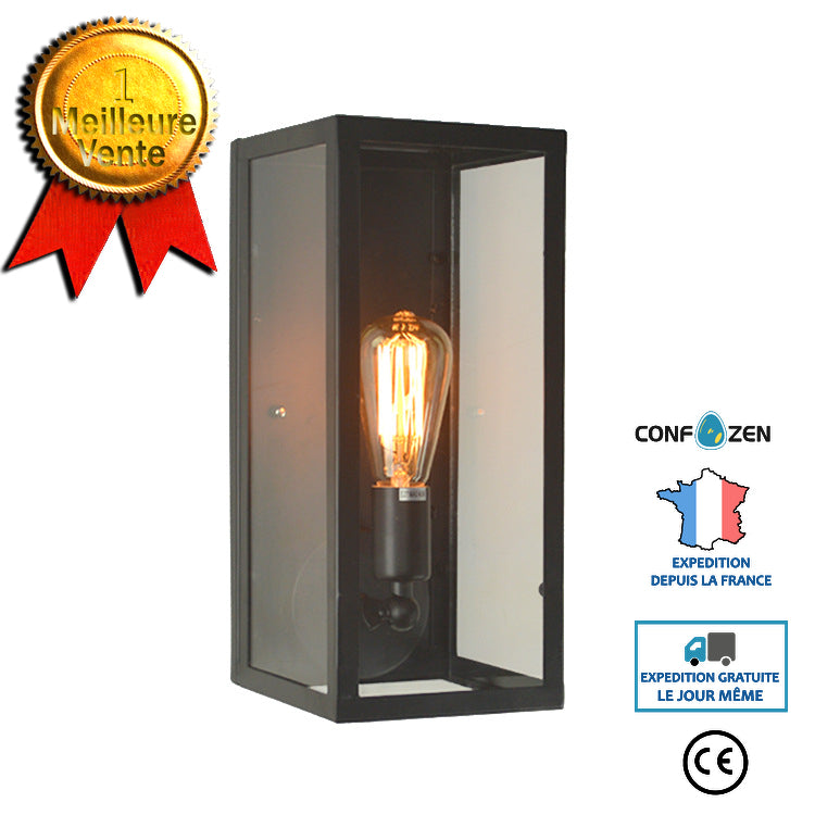 Applique Fer forgé Classique Style industriel style américain Verre Pandora Café bar rayon mur