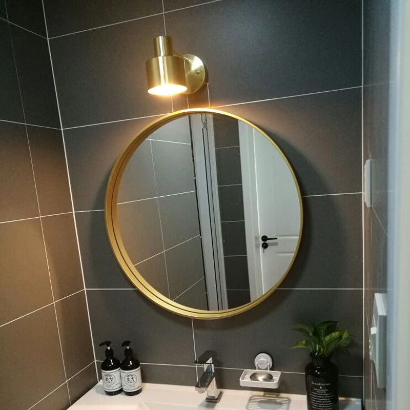 Applique tout bronze Miroir lumière Style nordique Simplicité moderne Coiffeuse créative chambre le salon