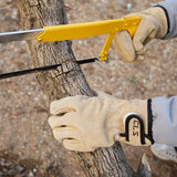 TD® Gants de pique-nique en plein air camping feu cuir isolation thermique anti-brûlure épaissie gants protection résistants à l'usu