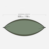 TD® Extérieur double anti-renversement camping adultes enfants balançoire intérieur dormir maison dortoir suspendu chaise camping ha