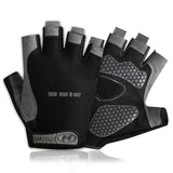 TD® Une paire Version améliorée des gants en maille demi-doigt vélo cyclisme conduite femmes cyclisme gants de fitness antidérapant