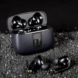 TD® Casque Bluetooth Bass HIFI qualité sonore écran d'affichage numérique intra-auriculaire casque de sport Bluetooth sans fil