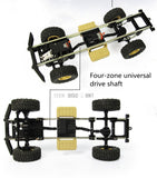 TD® voiture telecommandée tout terrain jouet enfants militaire 2 ans fille garçon rapide grosse roue camion anniversaire original