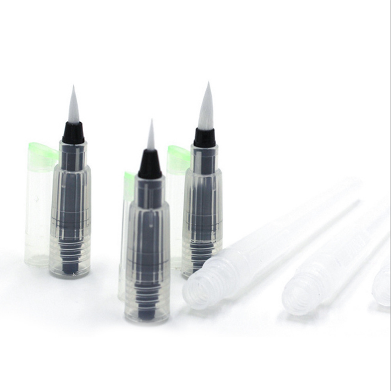 Stylo-plume à eau Pinceau d'écriture de stockage d'eau Pinceau aquarelle solide plomb couleur soluble dans l'eau Stylo callig
