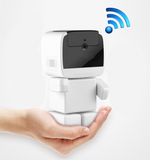 INN® Personnes carrées horloge caméra de surveillance sans fil haute définition secouant la tête réseau domestique moniteur intellig