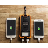 TD® 15000mAh Chargeur de Batterie Solaire Power Bank chargeur de Secours Portable Batterie Externe Etanche avec 8 LED Double USB