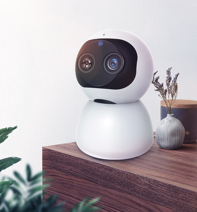 INN® Caméra de surveillance robot binoculaire HD home caméra WiFi à distance intérieure multifonctionnelle