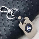 TD® Porte-clé créatif voiture métal BMW taille boucle en cuir sac à dos suspendu boucle petit cadeau accessoire décoration trousseau